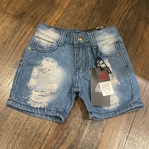 New Sz 24 month jean shorts by Roadblock with adjustable waistband